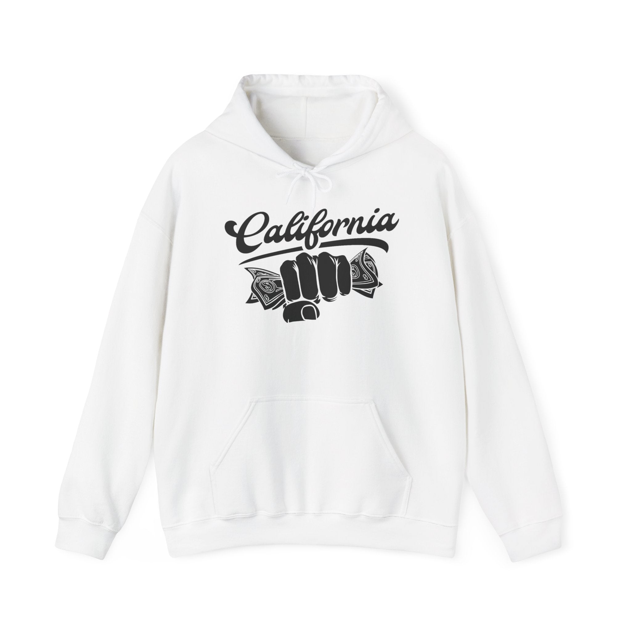 California Money Hustle Hoodie — Fist Full of Cash Graphic By ALyfeStyl
