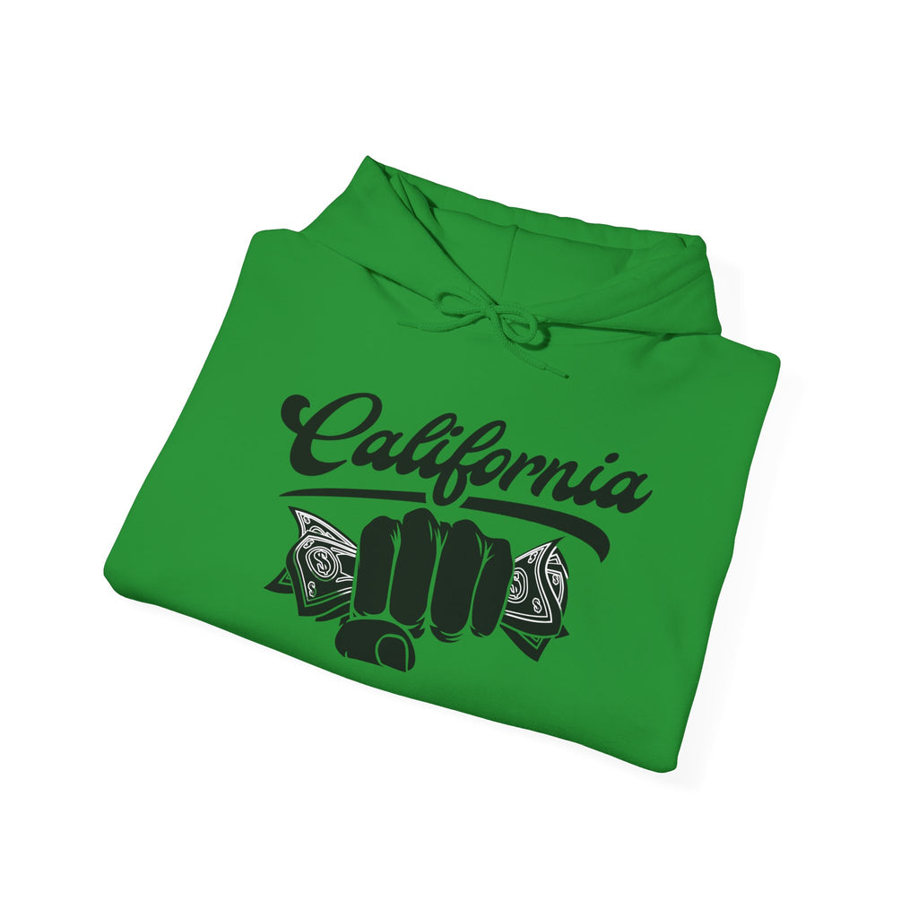 California Money Hustle Hoodie — Fist Full of Cash Graphic By ALyfeStyl