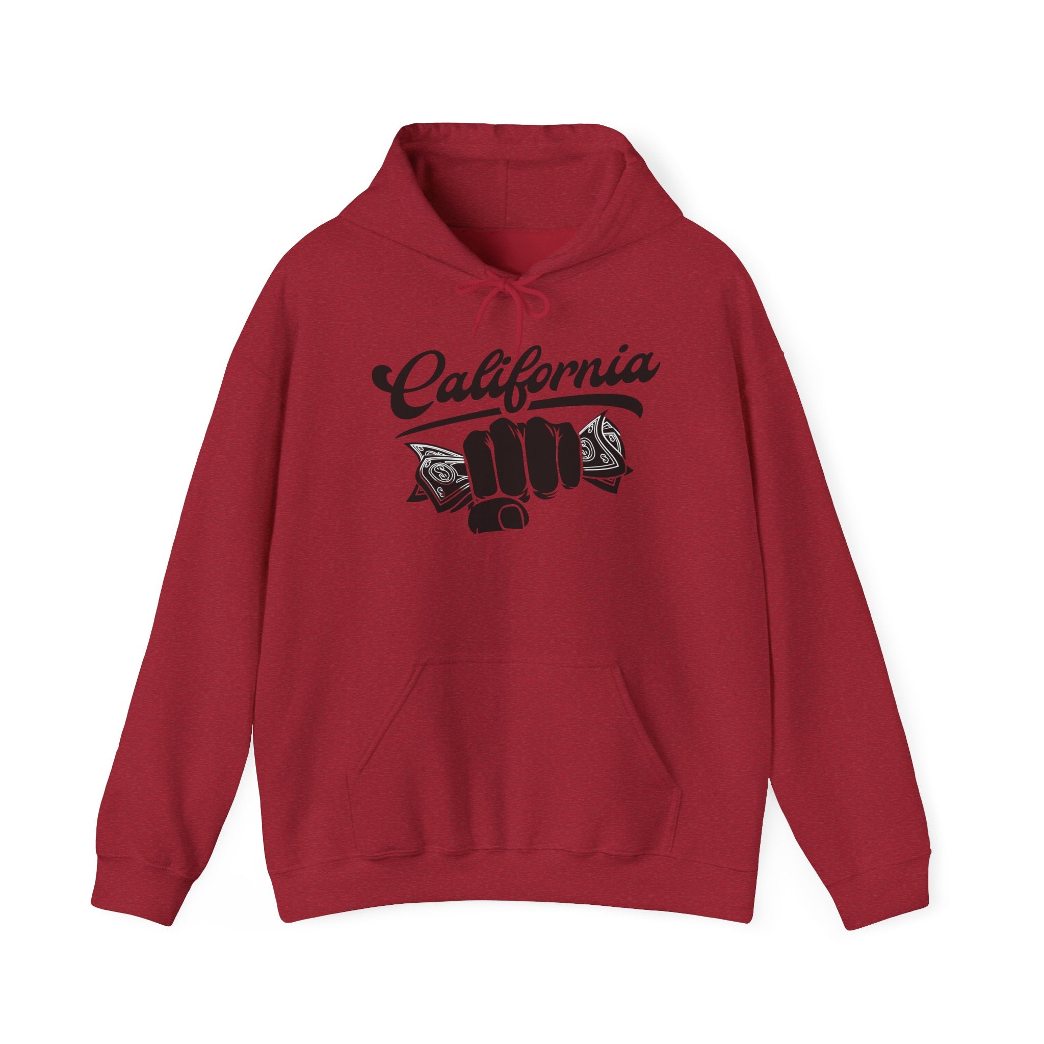 California Money Hustle Hoodie — Fist Full of Cash Graphic By ALyfeStyl