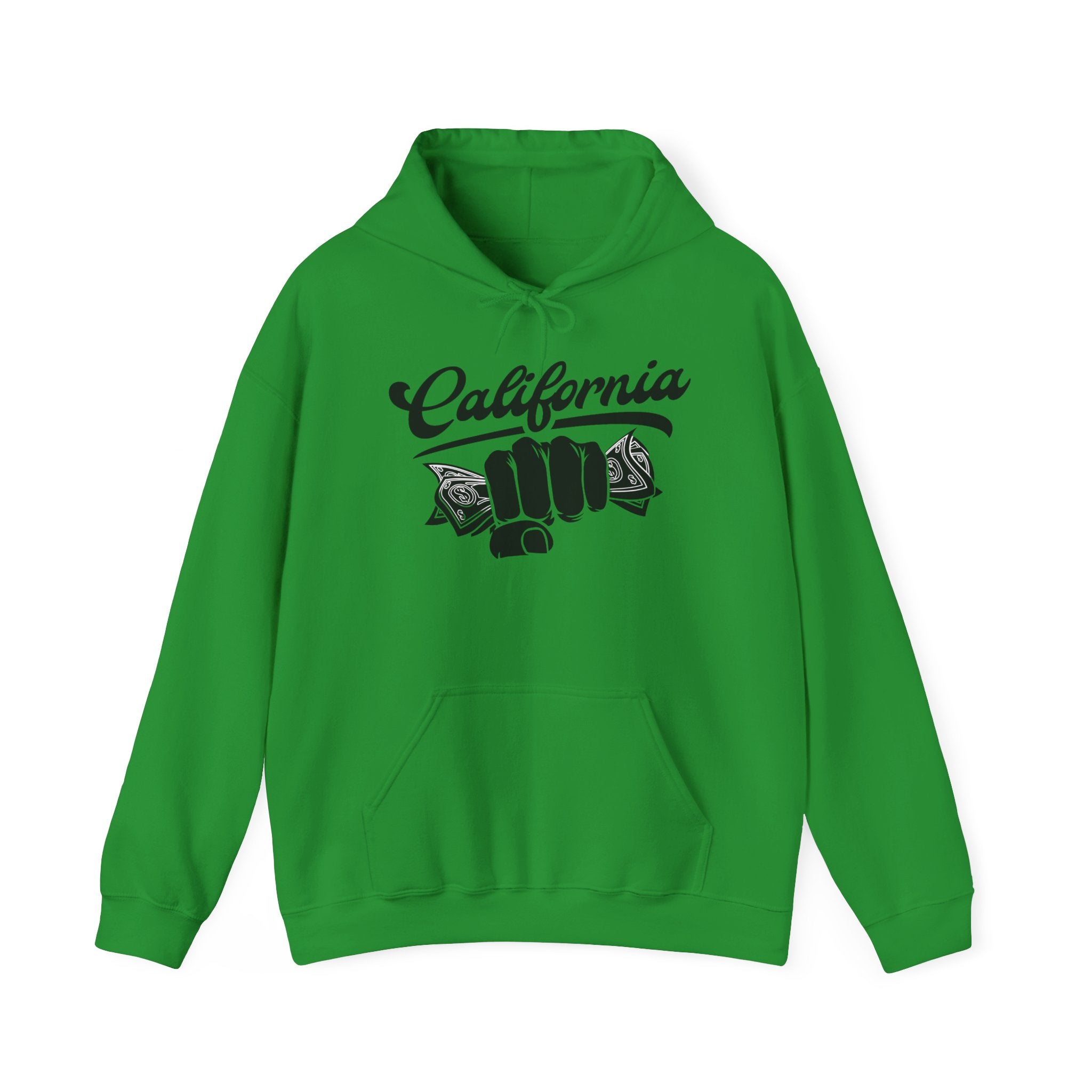 California Money Hustle Hoodie — Fist Full of Cash Graphic By ALyfeStyl