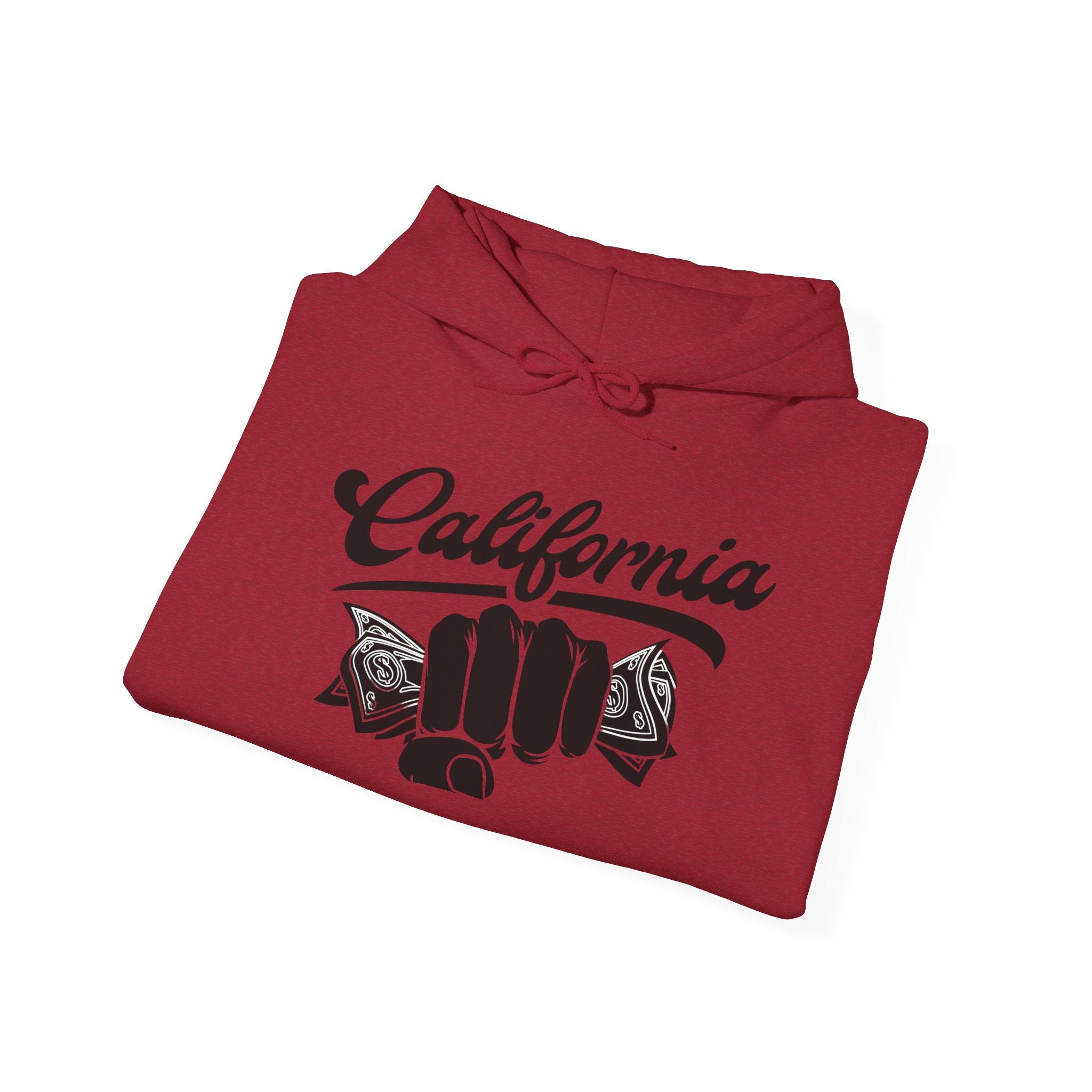 California Money Hustle Hoodie — Fist Full of Cash Graphic By ALyfeStyl