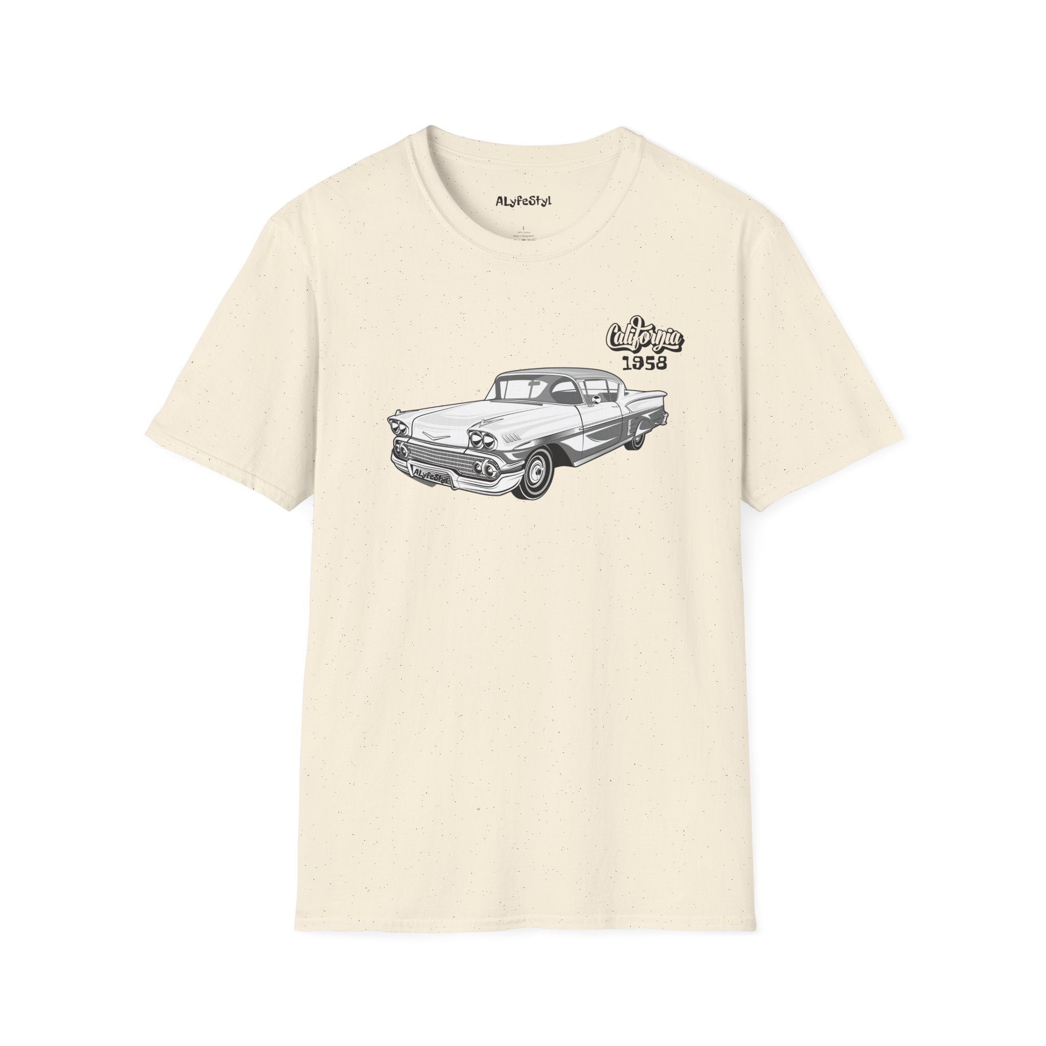 Impala 1958 Cali Softstyle T-Shirt Lowrider Enthusiast Designed by ALyfeStyl