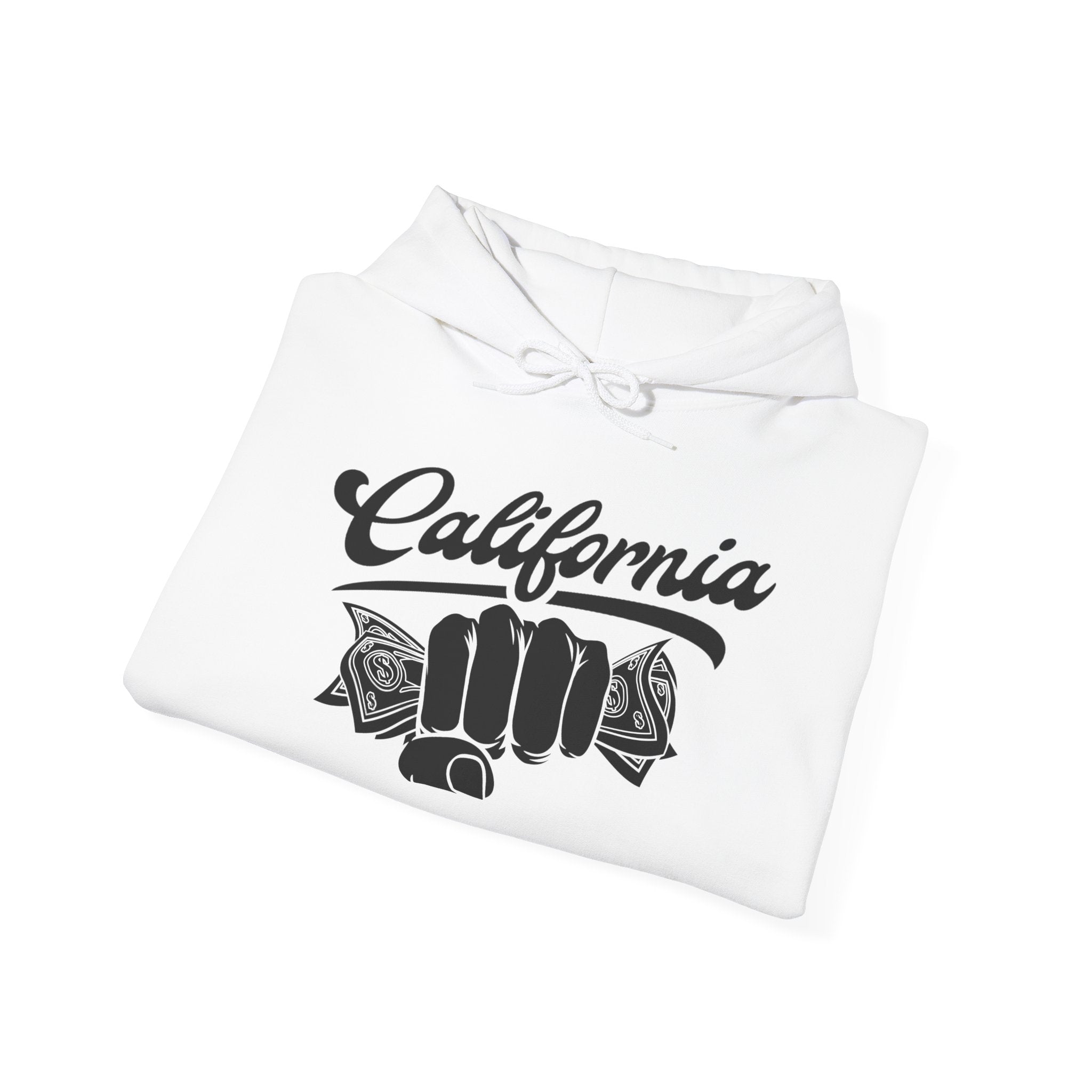 California Money Hustle Hoodie — Fist Full of Cash Graphic By ALyfeStyl
