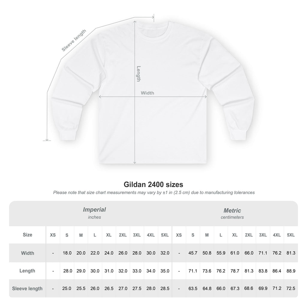 ALyfeStyl Distressed Circle Design Long Sleeve Tee