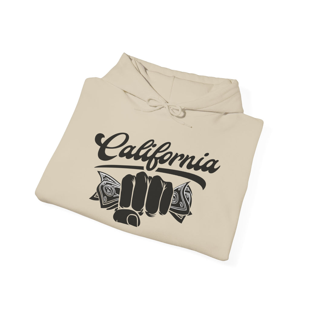 California Money Hustle Hoodie — Fist Full of Cash Graphic By ALyfeStyl