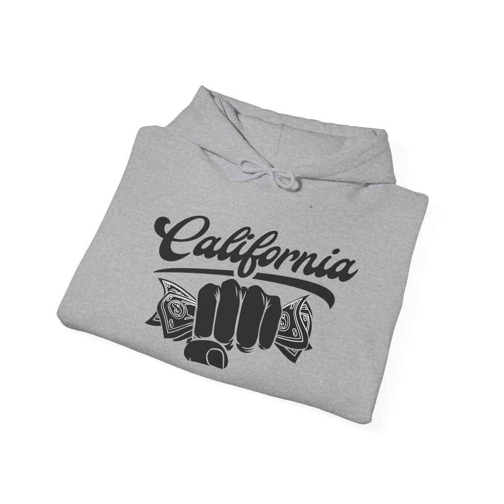 California Money Hustle Hoodie — Fist Full of Cash Graphic By ALyfeStyl