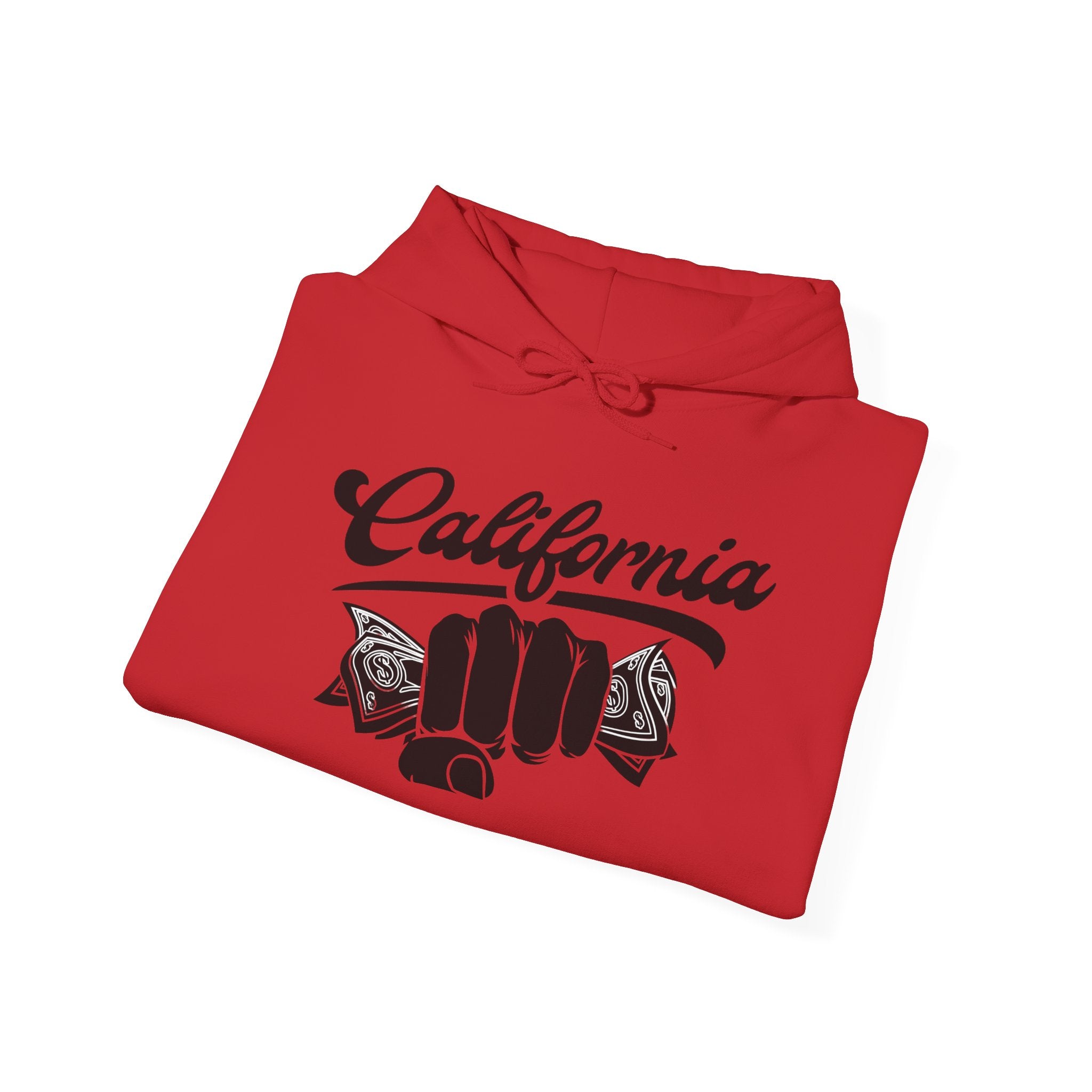 California Money Hustle Hoodie — Fist Full of Cash Graphic By ALyfeStyl